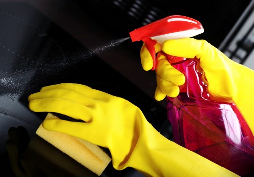 Specialist curtain cleaning equipment used on elegant drapes